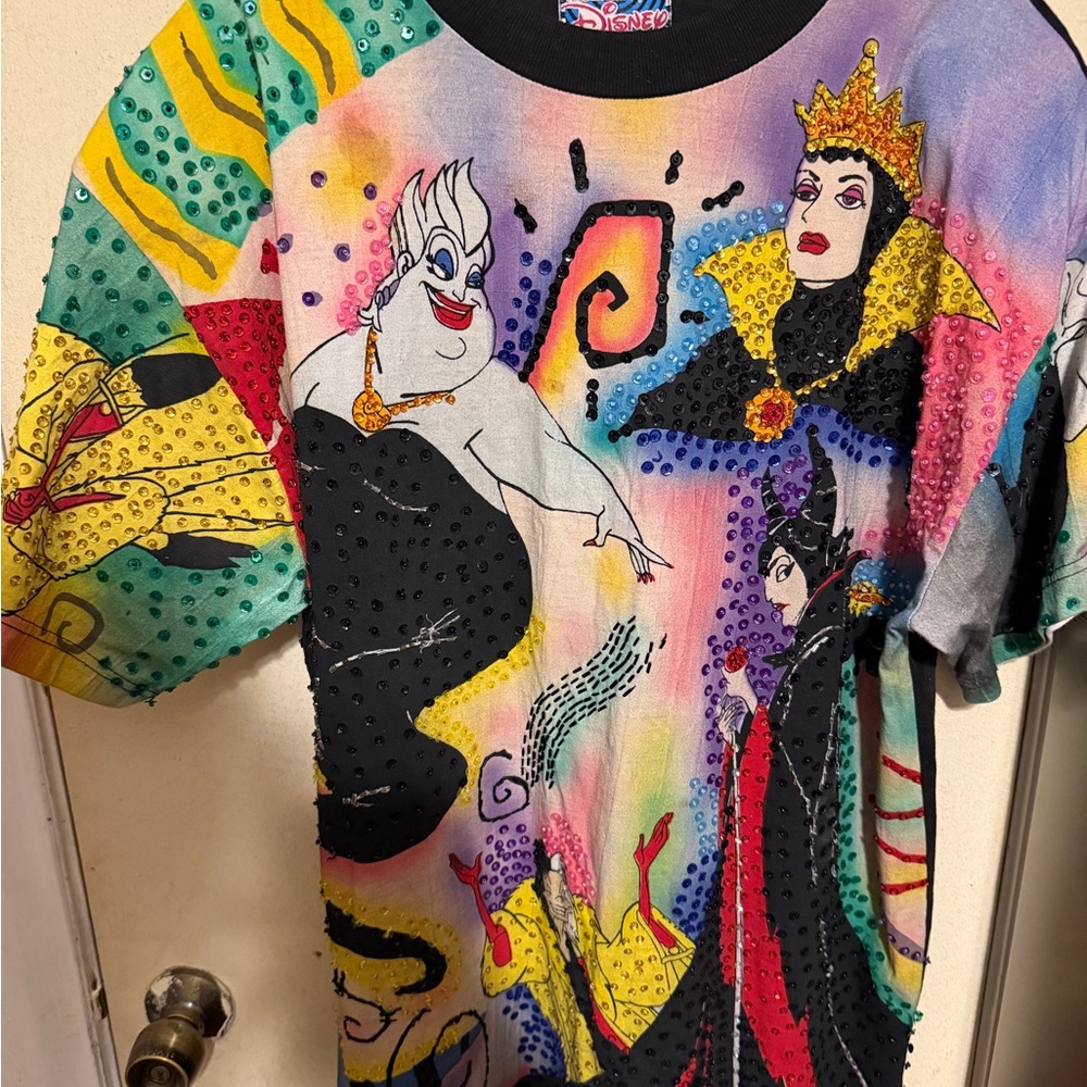 Jou Jou Colorful Disney Villains Sequin Tunic - Multi